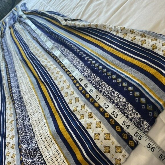 Hype Maxi Dress, Spaghetti Strap Halter, Elastic Waist, Side Slits, Medium - Picture 6 of 10